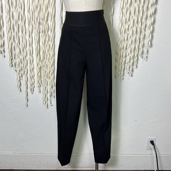 Me + Em Black Side Zip High Rise Pintuck Pant Size US2 - Picture 3 of 15